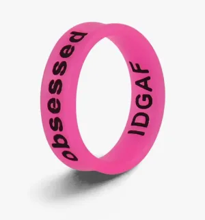 Flip Ring Reversible IDGAF / Obsessed