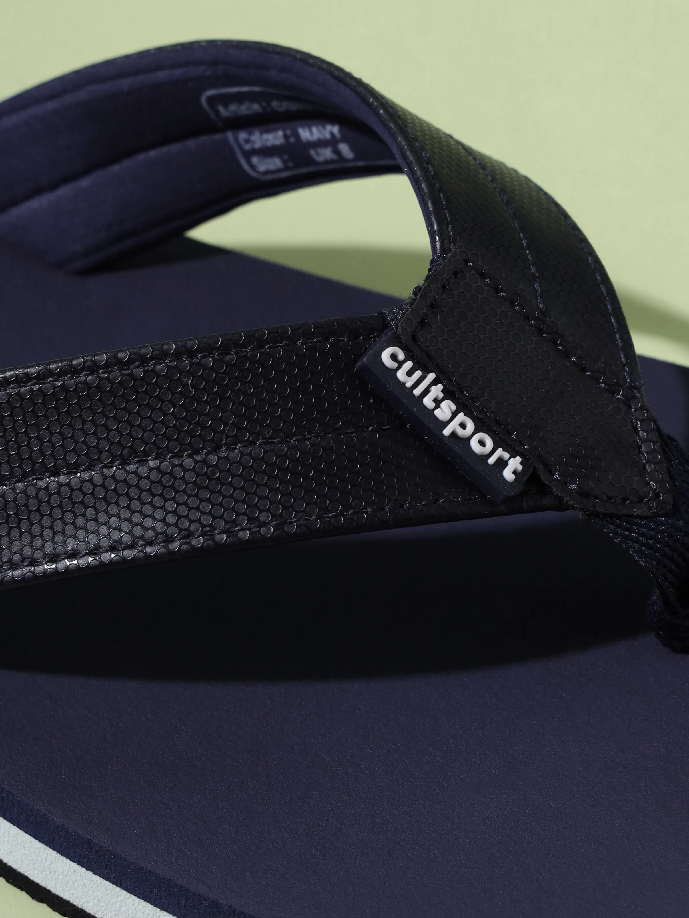 Flo Sweat Absorbing EVA Flip Flops - Navy