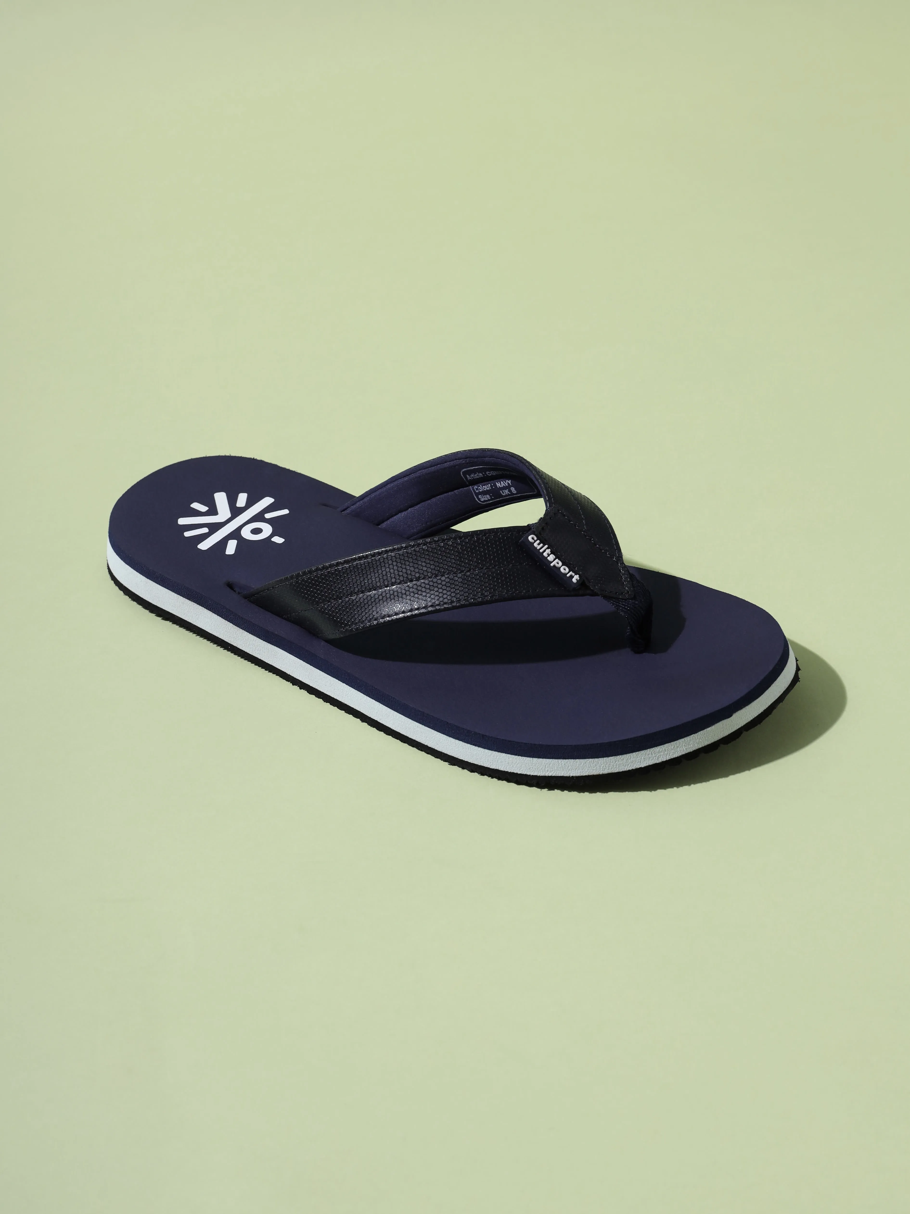 Flo Sweat Absorbing EVA Flip Flops - Navy