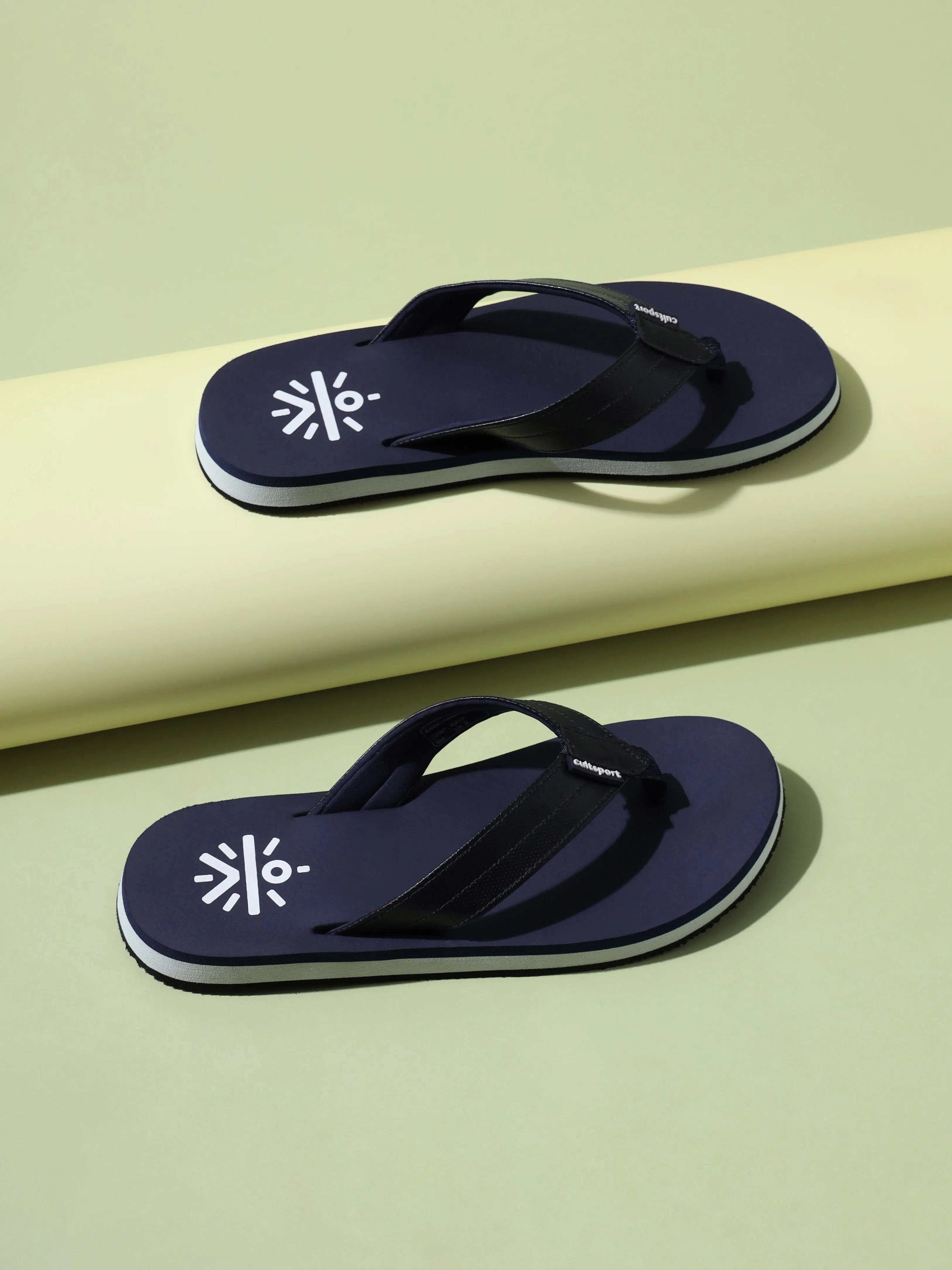 Flo Sweat Absorbing EVA Flip Flops - Navy