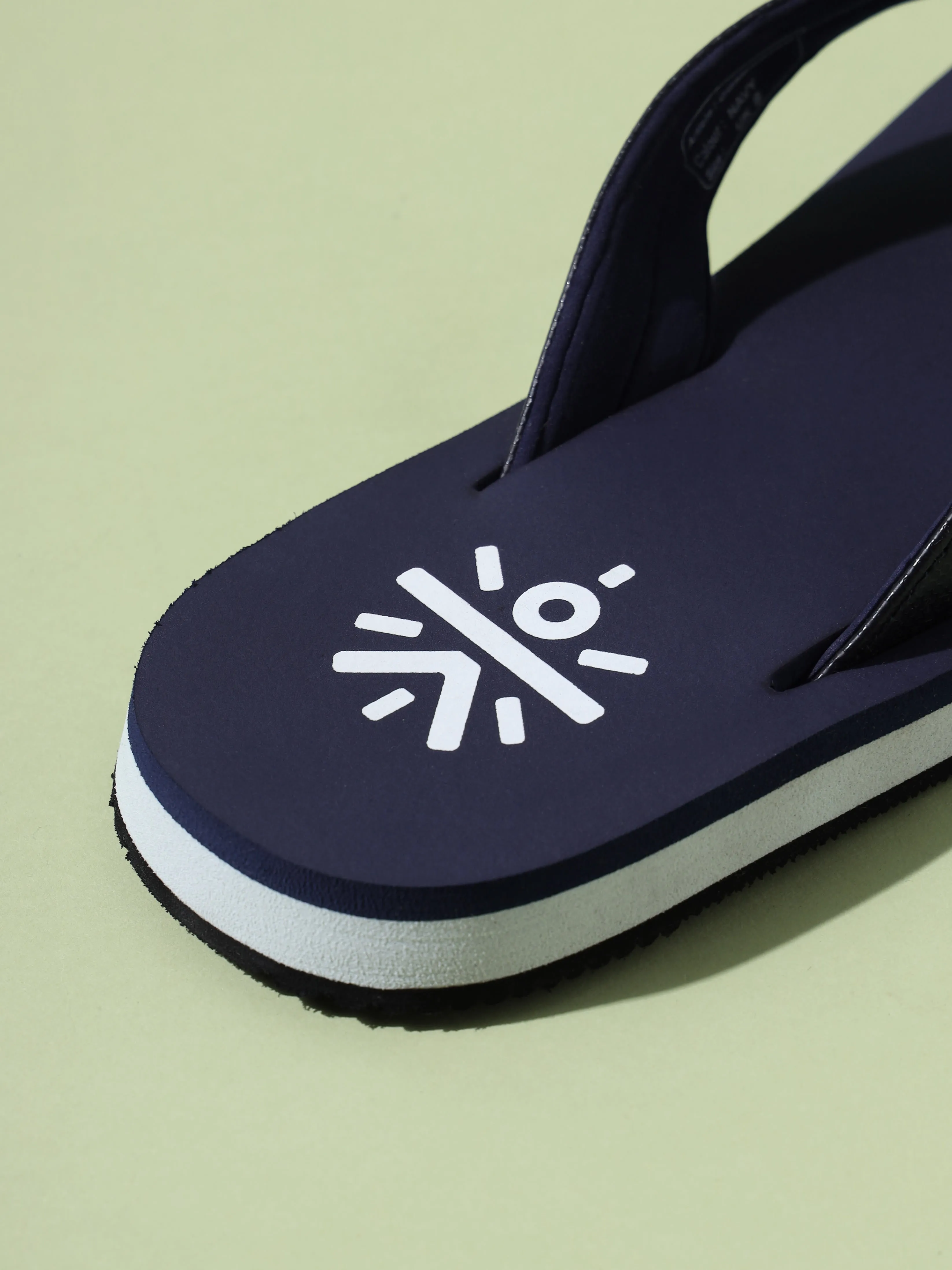 Flo Sweat Absorbing EVA Flip Flops - Navy