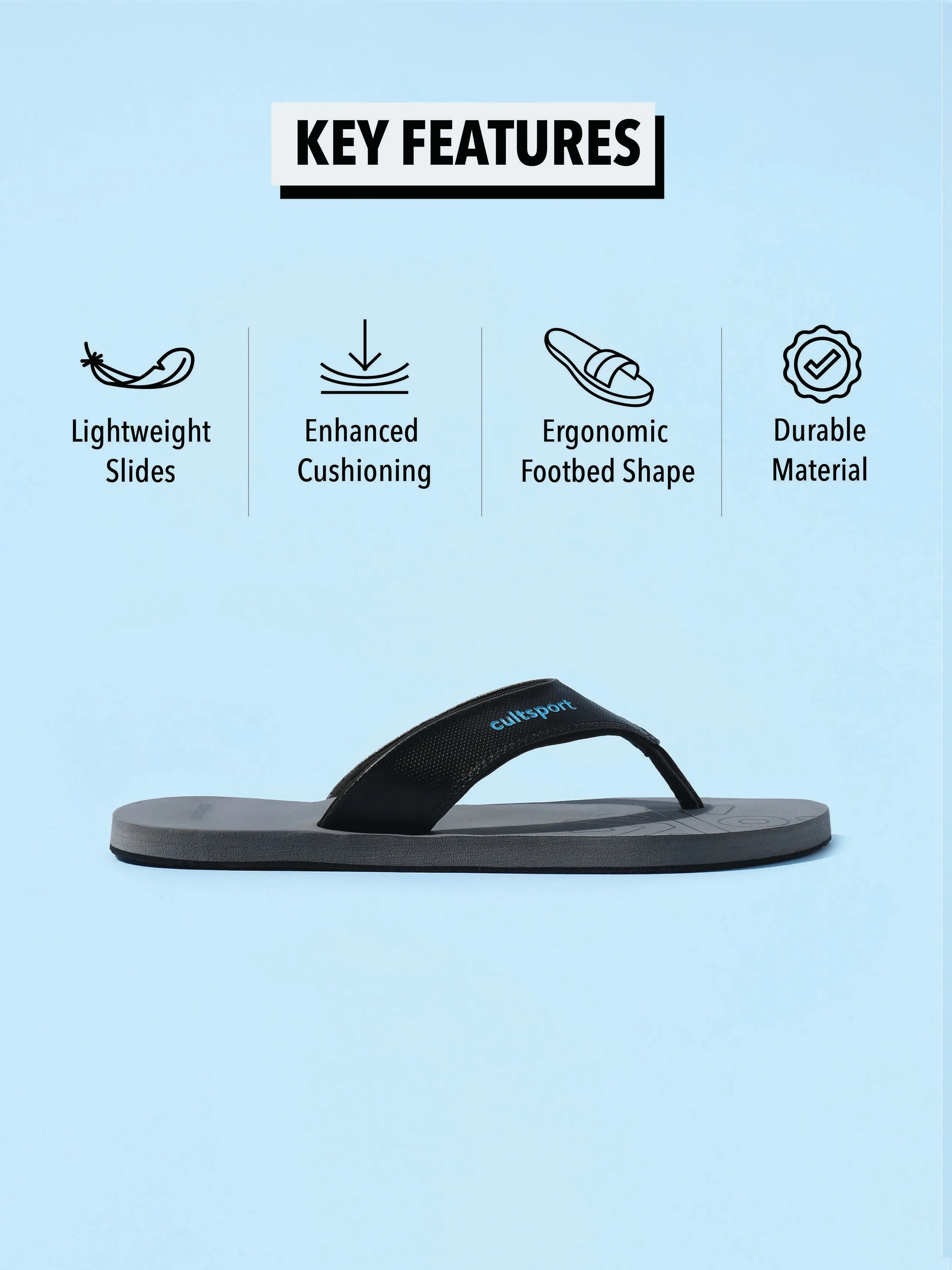 Float Sweat Absorbing EVA Flip Flops