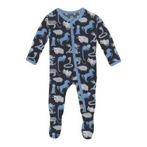 Footie with Zipper - Deep Space Chinese Zodiac