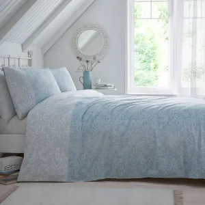 Frampton Duvet Cover Set by Dreams & Drapes Design in Blue