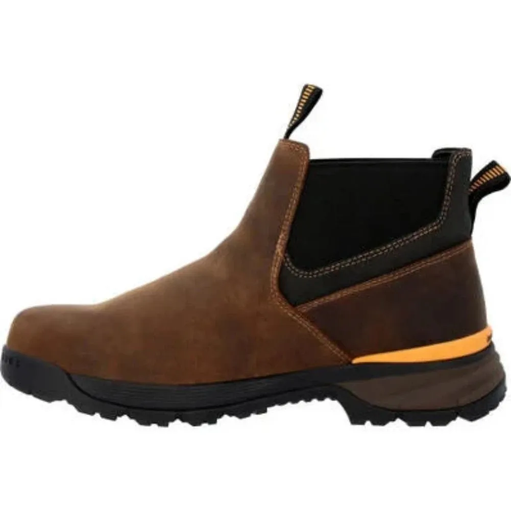 Georgia Boot Tbd Men's Waterproof Chelsea Work Boots Gb00599 In Brown
