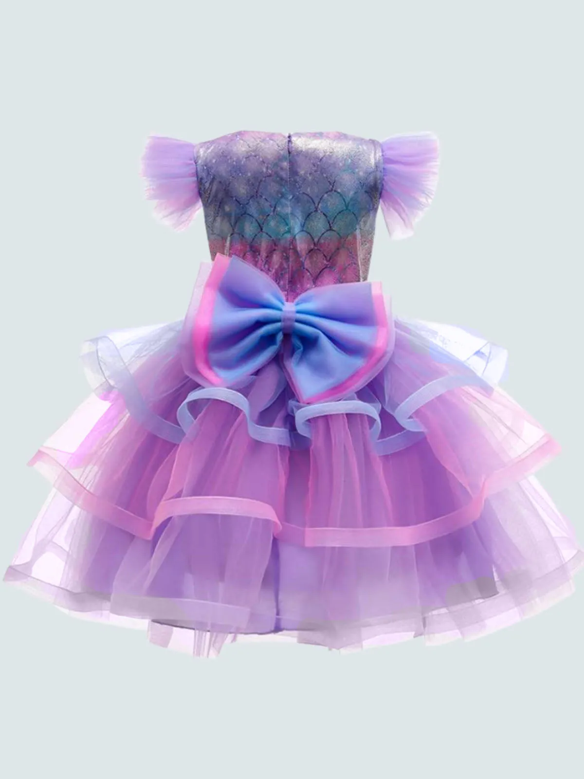Girls Mermaid Princess Dress and Jewelry Costume Set