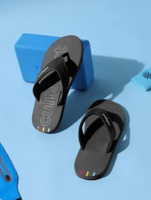 Glide Sweat Absorbing EVA Flip Flops - Dark Grey
