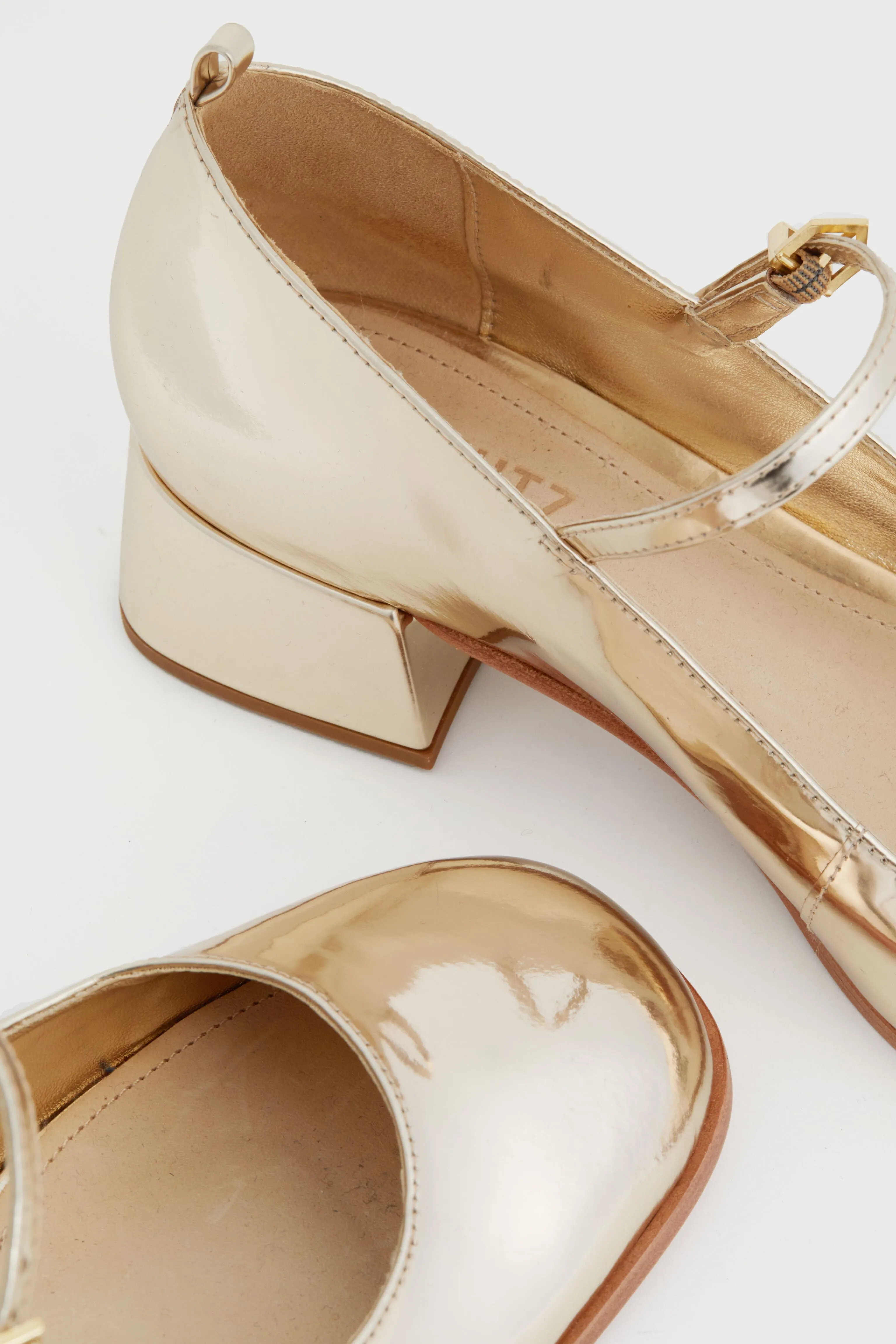 Gold Dorothy Low Heels