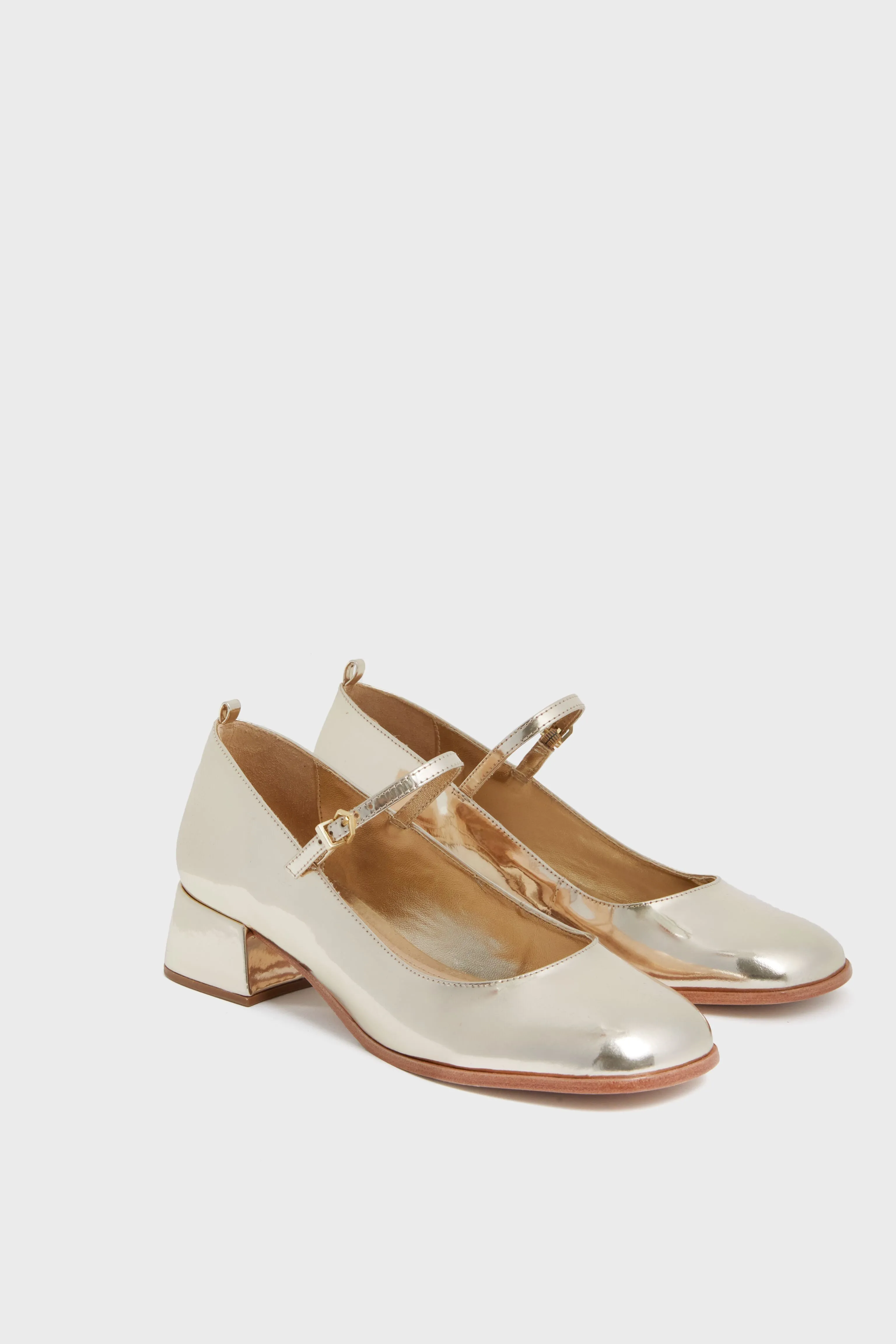 Gold Dorothy Low Heels