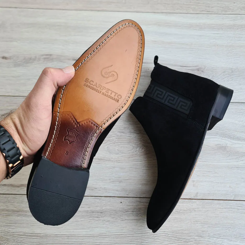 Greeky Men's Chelsea Leather Boots