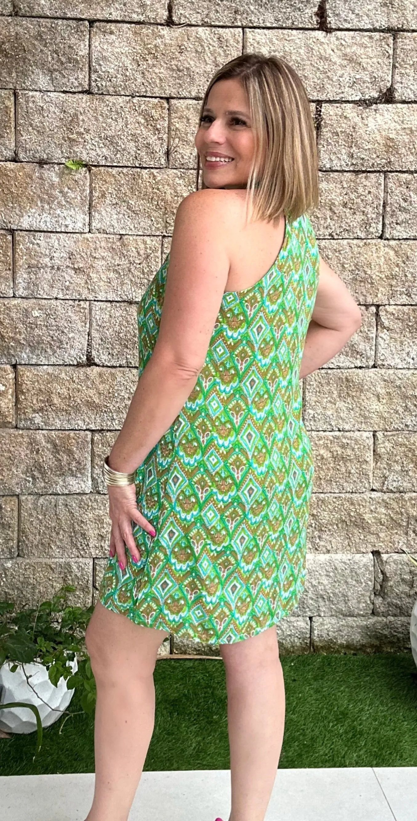 Green Mini Dress
