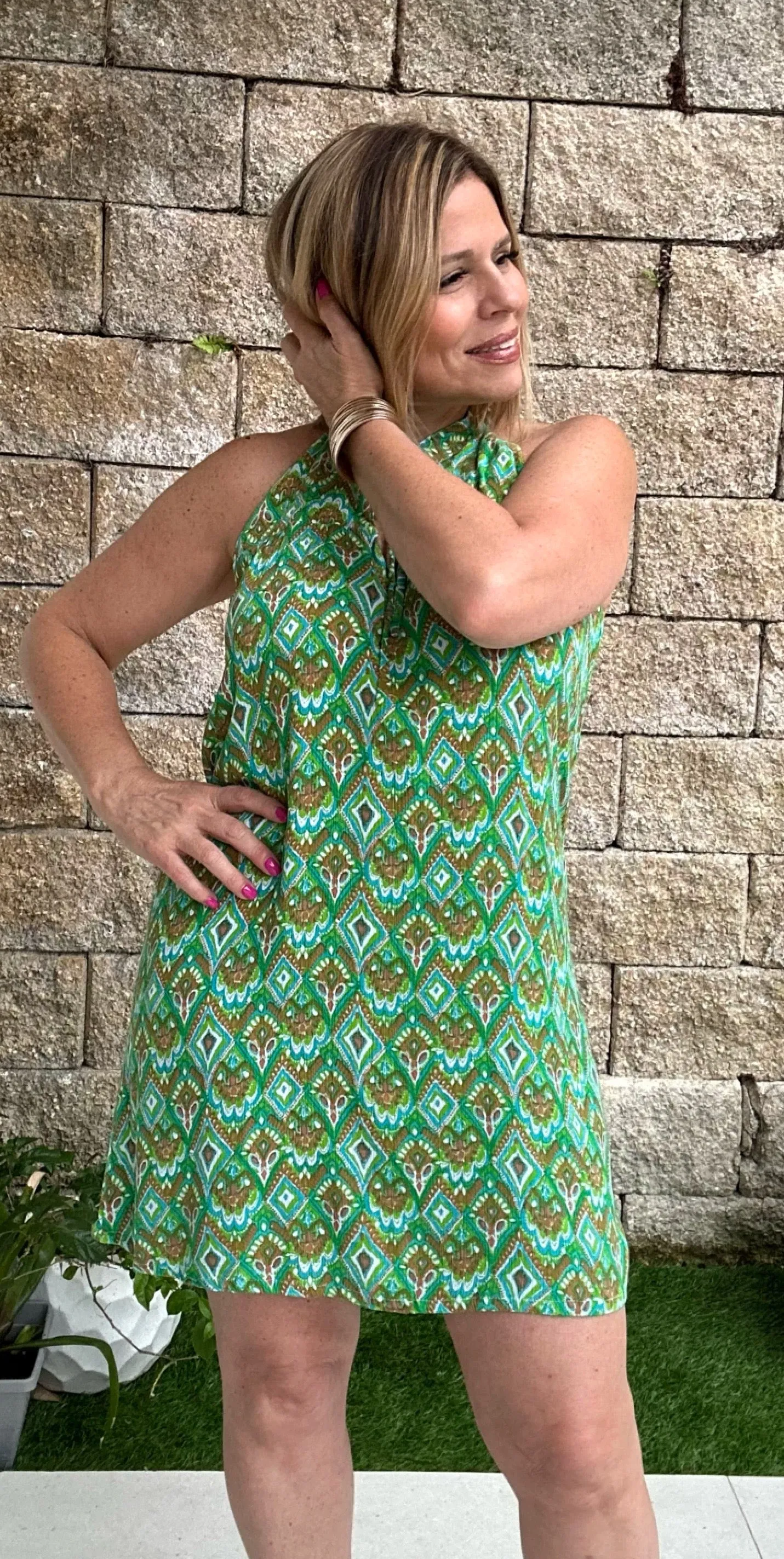 Green Mini Dress