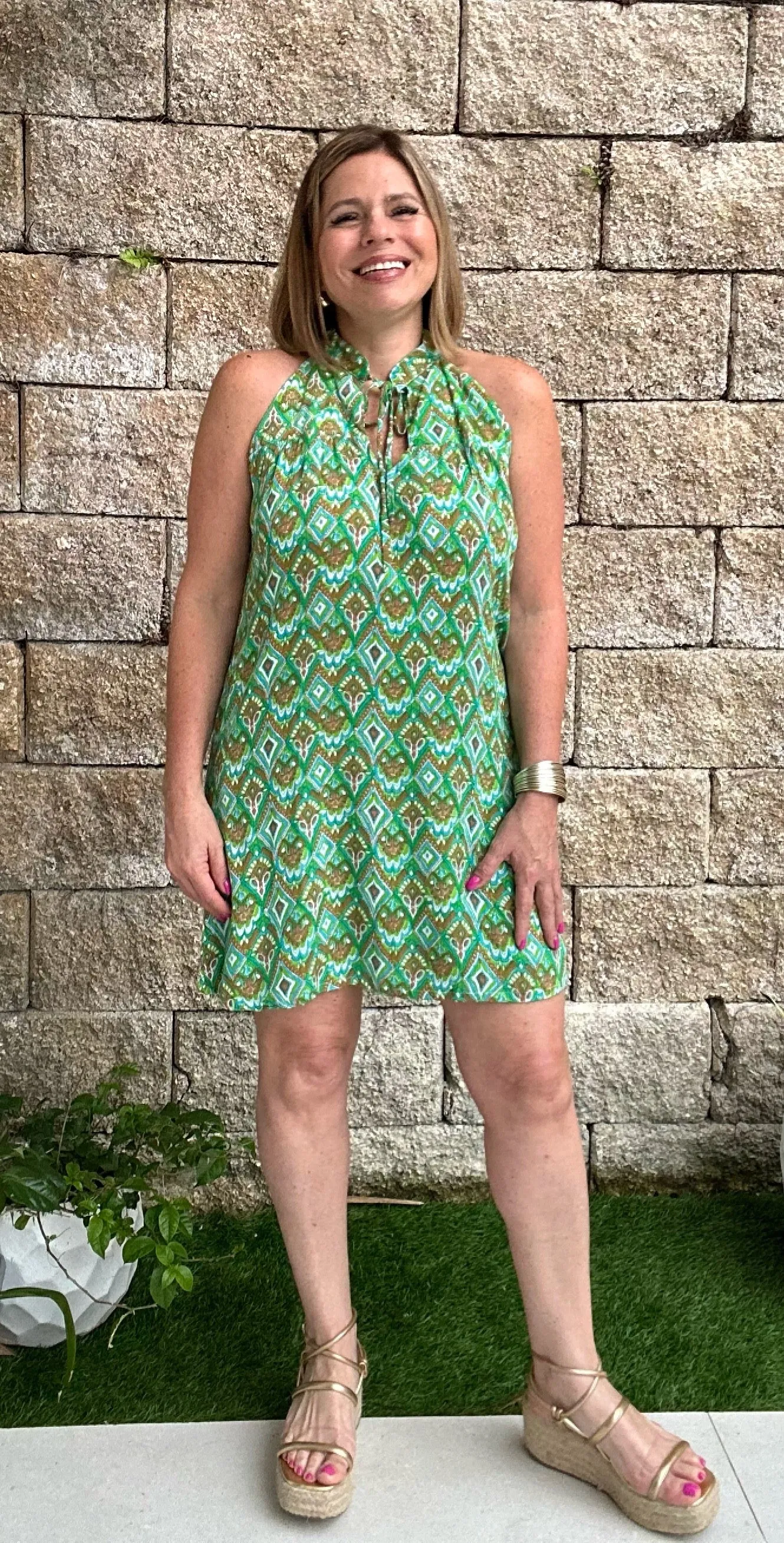 Green Mini Dress