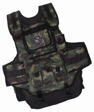 GxG Tactical Paintball Vest - Woodland Camo