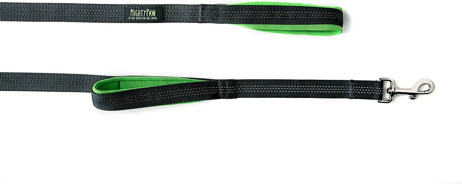 HandleX2 Dual Handle Dog Leash - Reflective, Padded Handles & Traffic Control