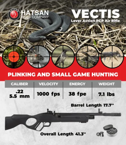 HATSAN VECTIS PCP AIR RIFLE SYNTH 5.5MM