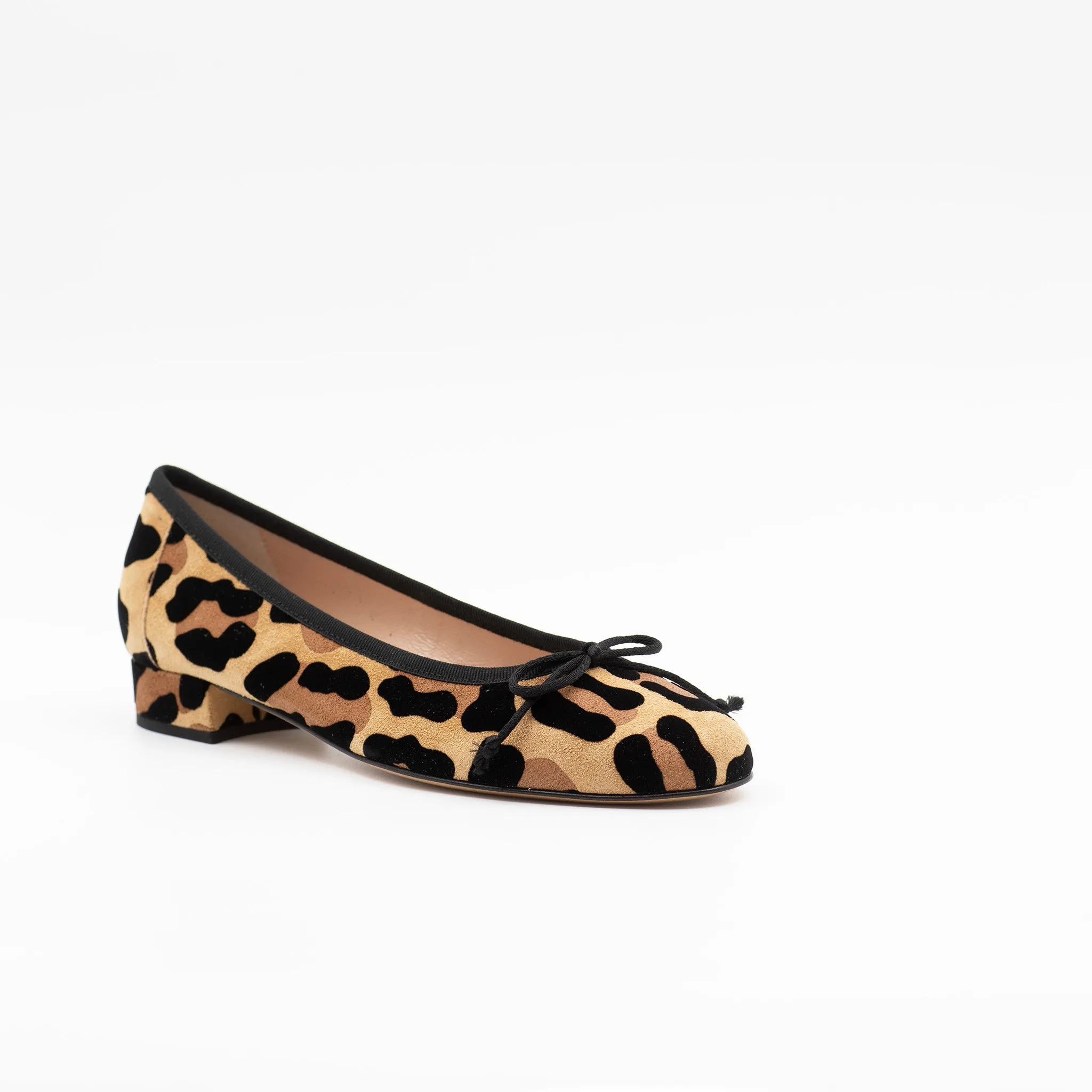 Heeled Ballerinas in Leo