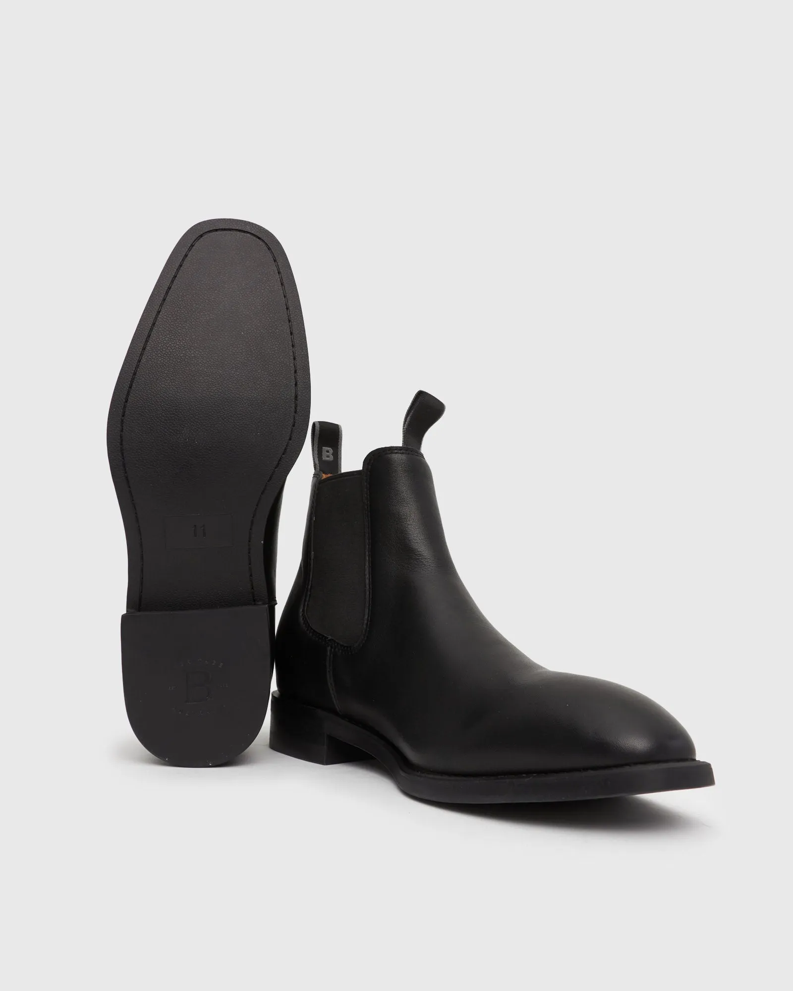HERITAGE Leather Chelsea Ankle Boots