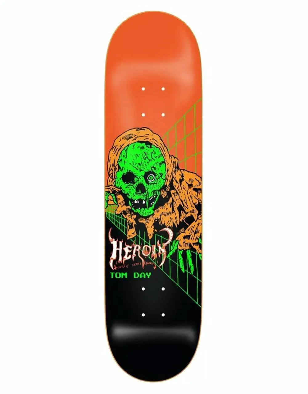 Heroin Day Videodrome Skateboard Deck - 8.5"