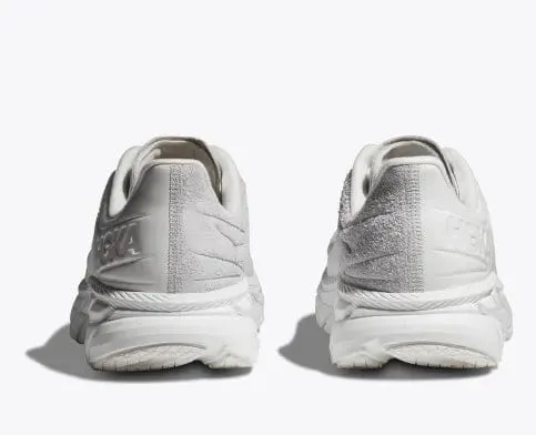 Hoka Unisex Clifton LS Walking Shoes- White/Nimbus Cloud