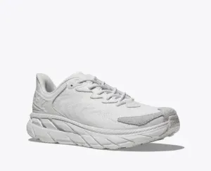Hoka Unisex Clifton LS Walking Shoes- White/Nimbus Cloud