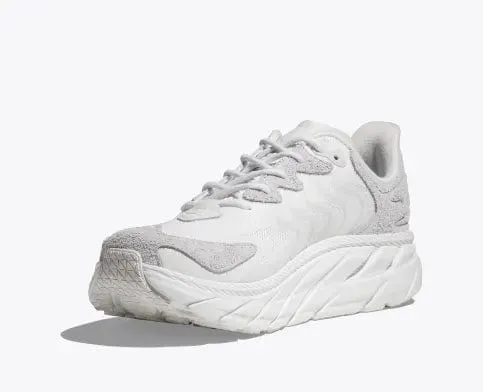 Hoka Unisex Clifton LS Walking Shoes- White/Nimbus Cloud