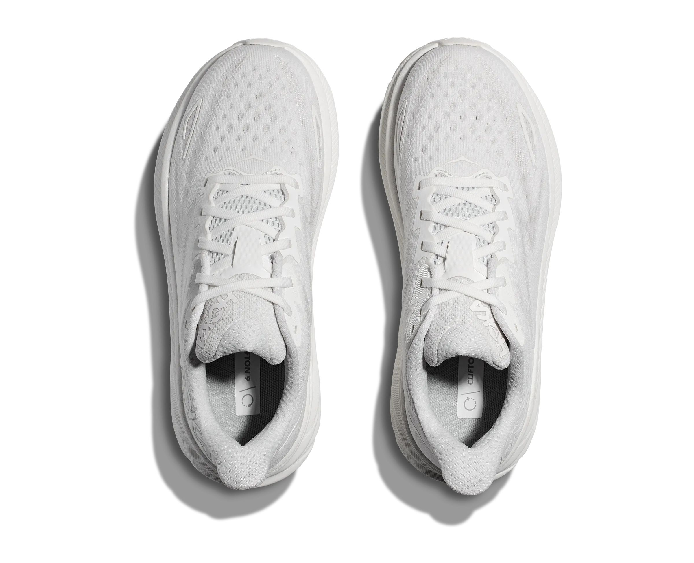 Hoka Womens Trainer Clifton 9 White/White