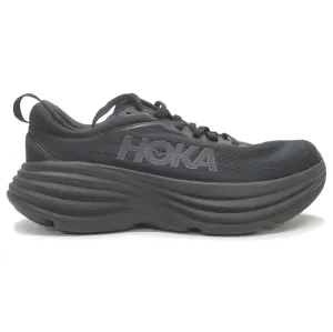 Hoka Womens Trainers Bondi 8 Lace-Up Low-Top Running Sneakers Textile - UK 7