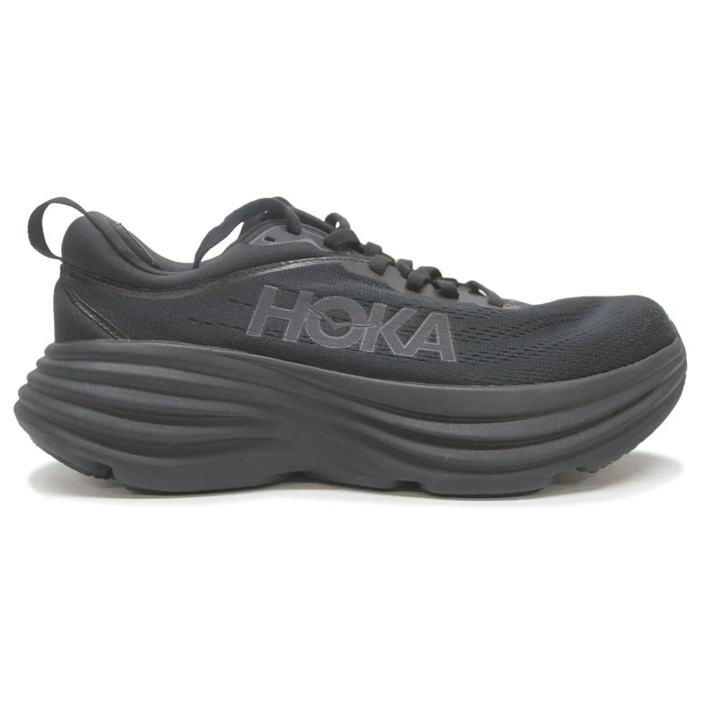 Hoka Womens Trainers Bondi 8 Lace-Up Low-Top Running Sneakers Textile - UK 7