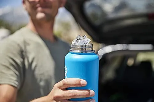 Hydro Flask 32 oz Water Bottle | Stainless Steel & Vacuum Insulated | Wide Mouth with Leak Proof Flex Cap | Watermelon