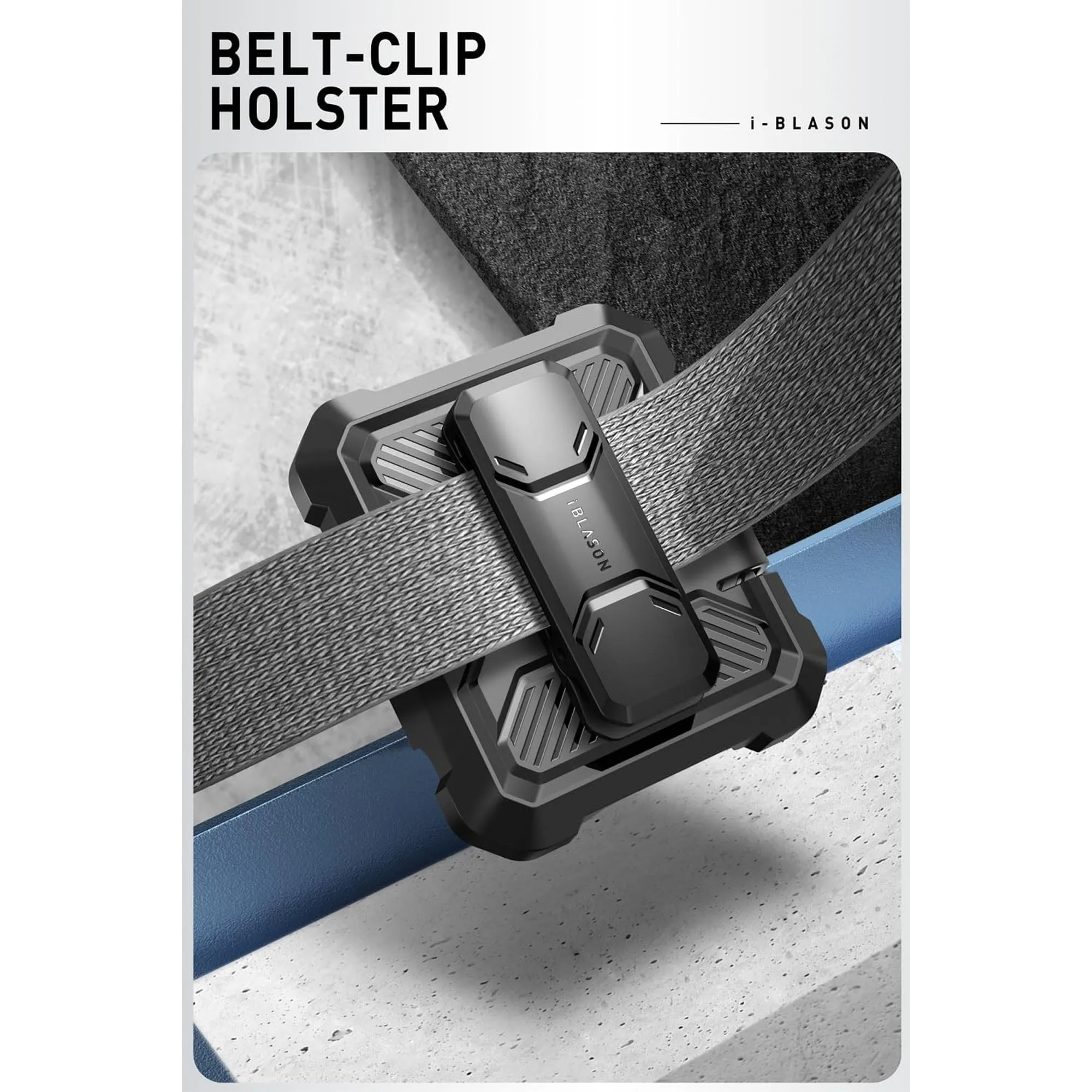 i-Blason Armorbox for Samsung Galaxy Z Flip 6 - With Built-in Screen Protector and  Belt Clip Holster
