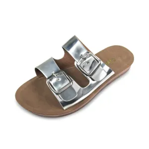 JJ FOOTWEAR // C-141 CASUAL SANDAL SILVER