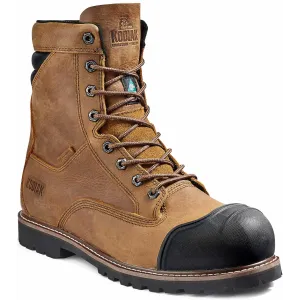 Kodiak Men's Mckinney M.U.T 8" Comp Toe WP Work Boot - Wheat - 4TEPWT