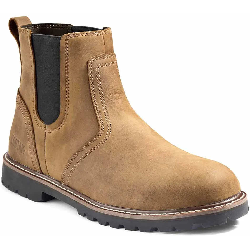Kodiak Men's Mckinney Soft Toe Chelsea Work Boot -Brown- 4TESBN
