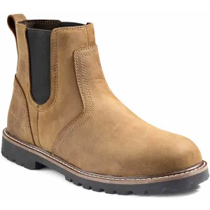 Kodiak Men's Mckinney Soft Toe Chelsea Work Boot -Brown- 4TESBN