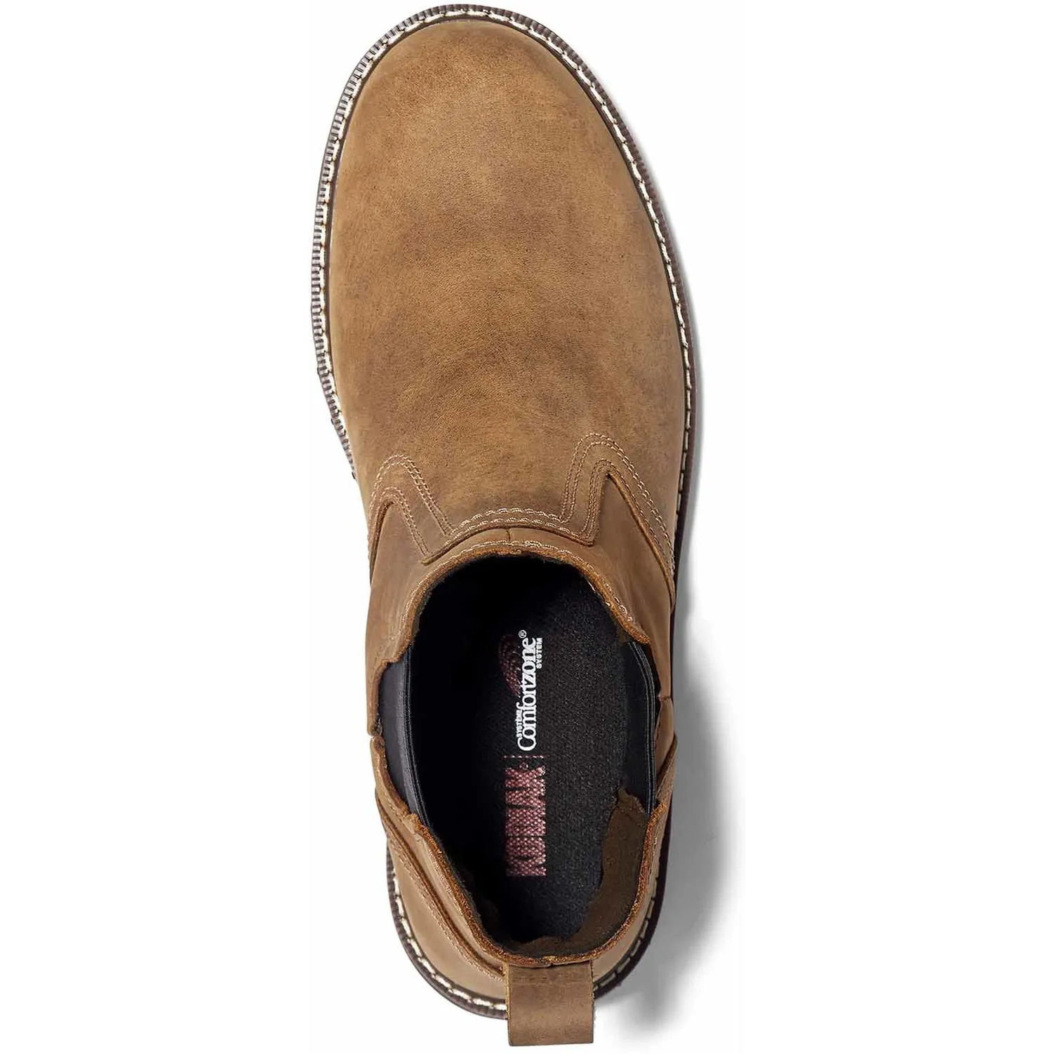 Kodiak Men's Mckinney Soft Toe Chelsea Work Boot -Brown- 4TESBN