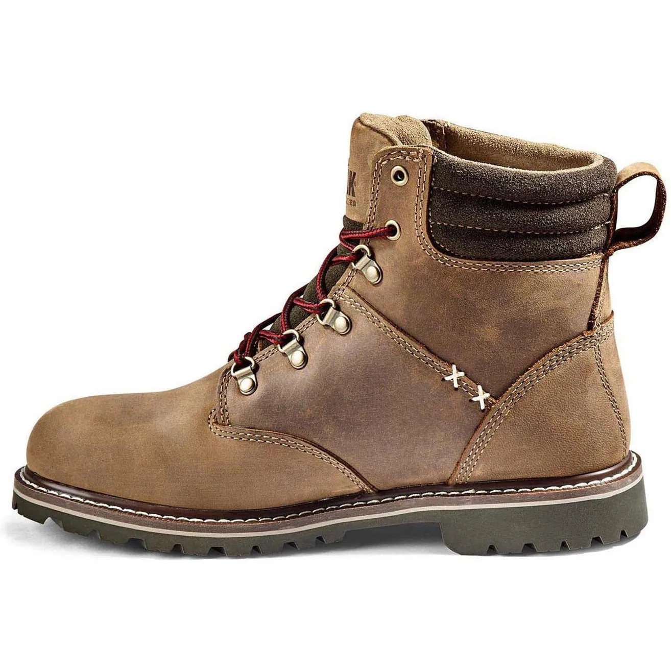 Kodiak Women's Bralorne 6" WP Slip Resist Safety Work Boot -Brown- 4TDSBN