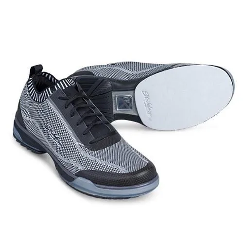 KR Strikeforce Mens Tour Knit Black/Grey Right Hand Bowling Shoes