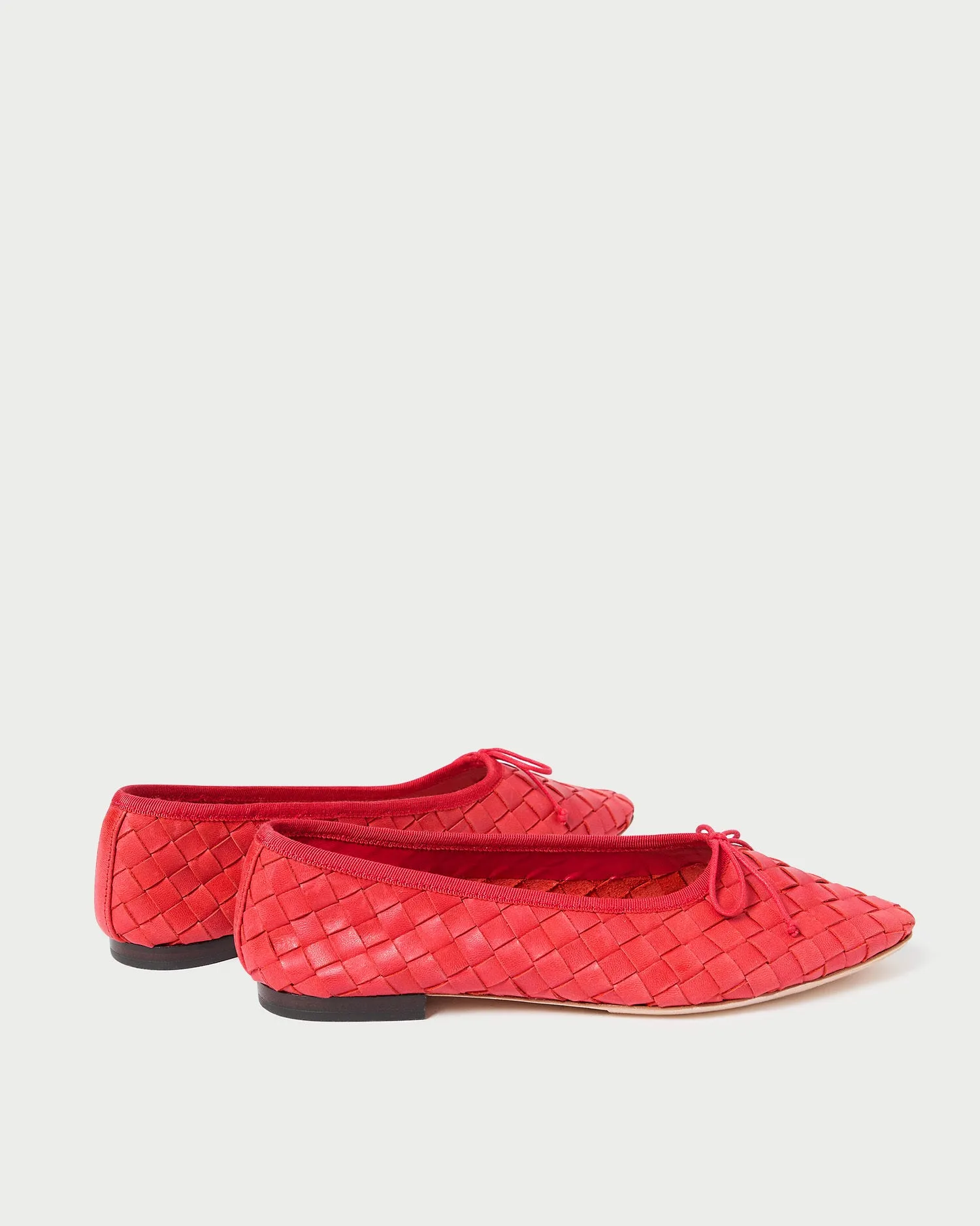 Landry Red Woven Ballet Flat