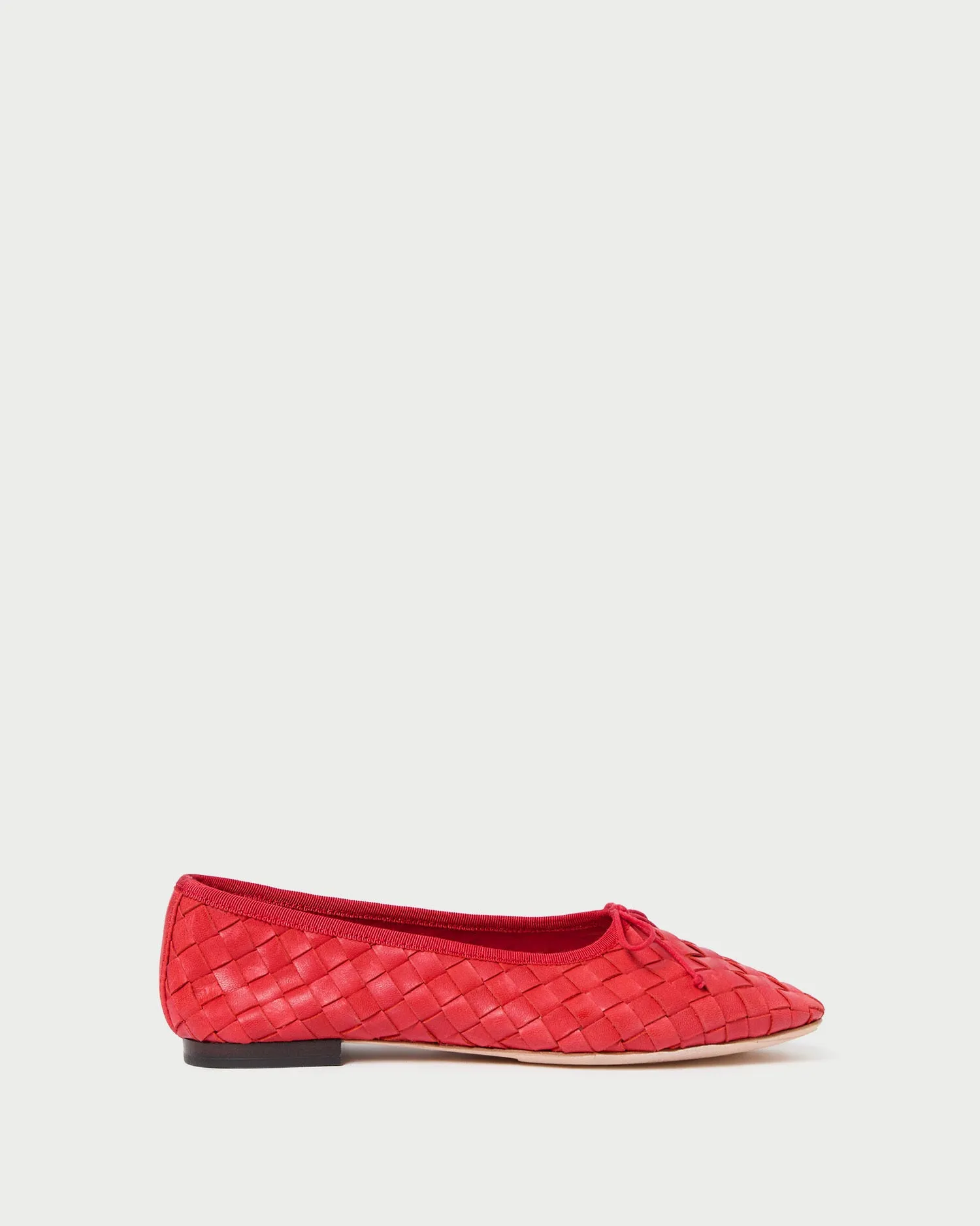 Landry Red Woven Ballet Flat