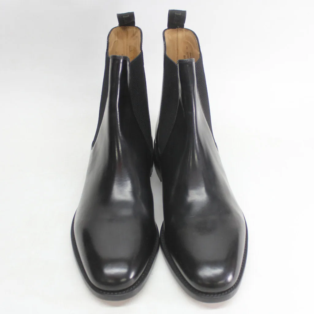 Loake 290 Black Mens Leather Slip-On Chelsea Ankle Casual Boots - UK 10