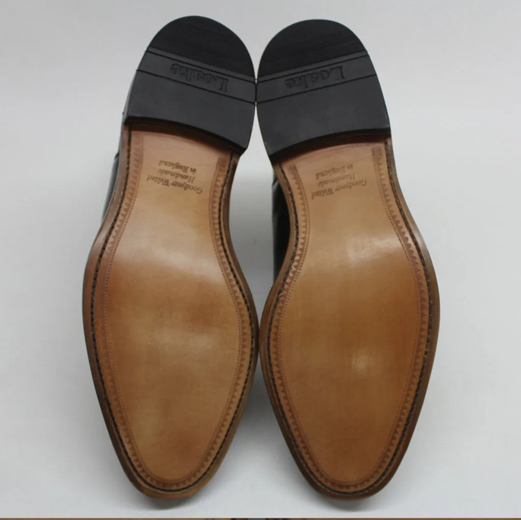 Loake 290 Black Mens Leather Slip-On Chelsea Ankle Casual Boots - UK 11