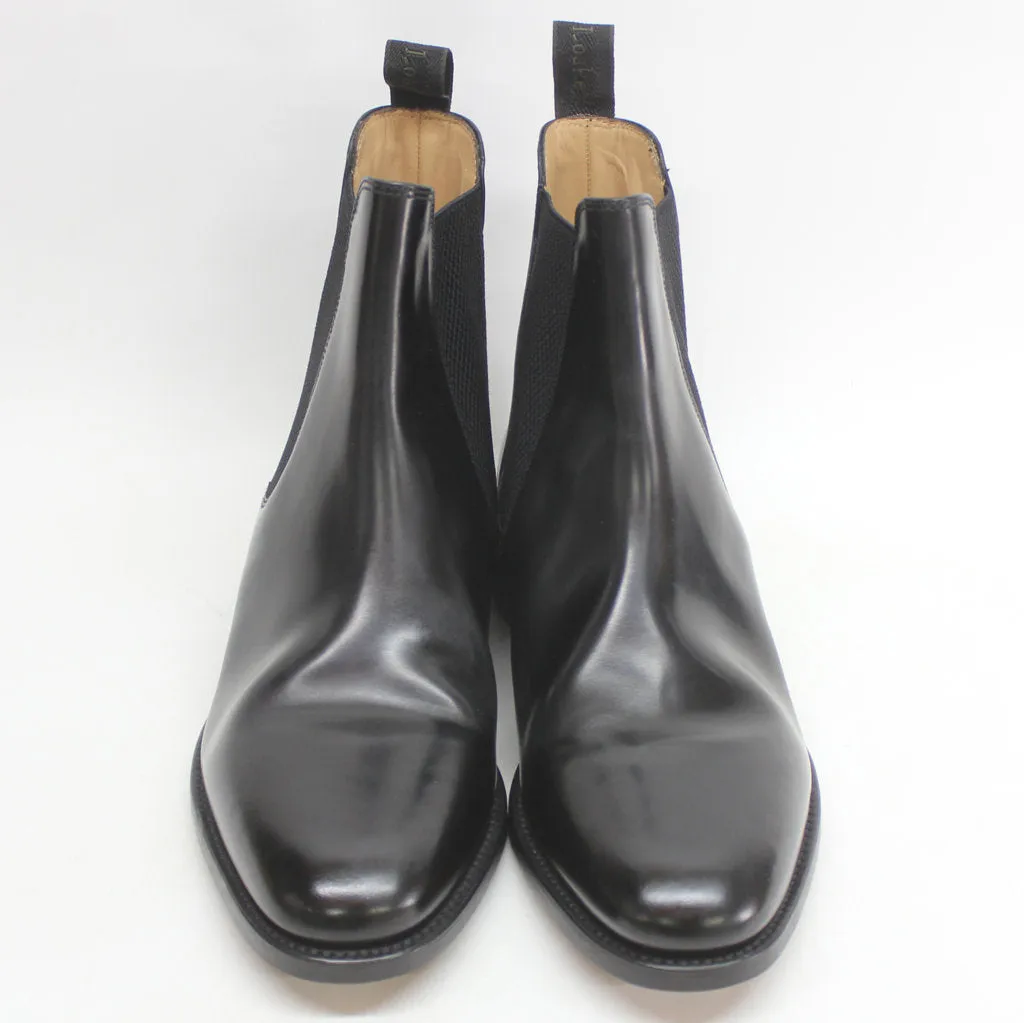 Loake 290 Black Mens Leather Slip-On Chelsea Ankle Casual Boots - UK 9.5
