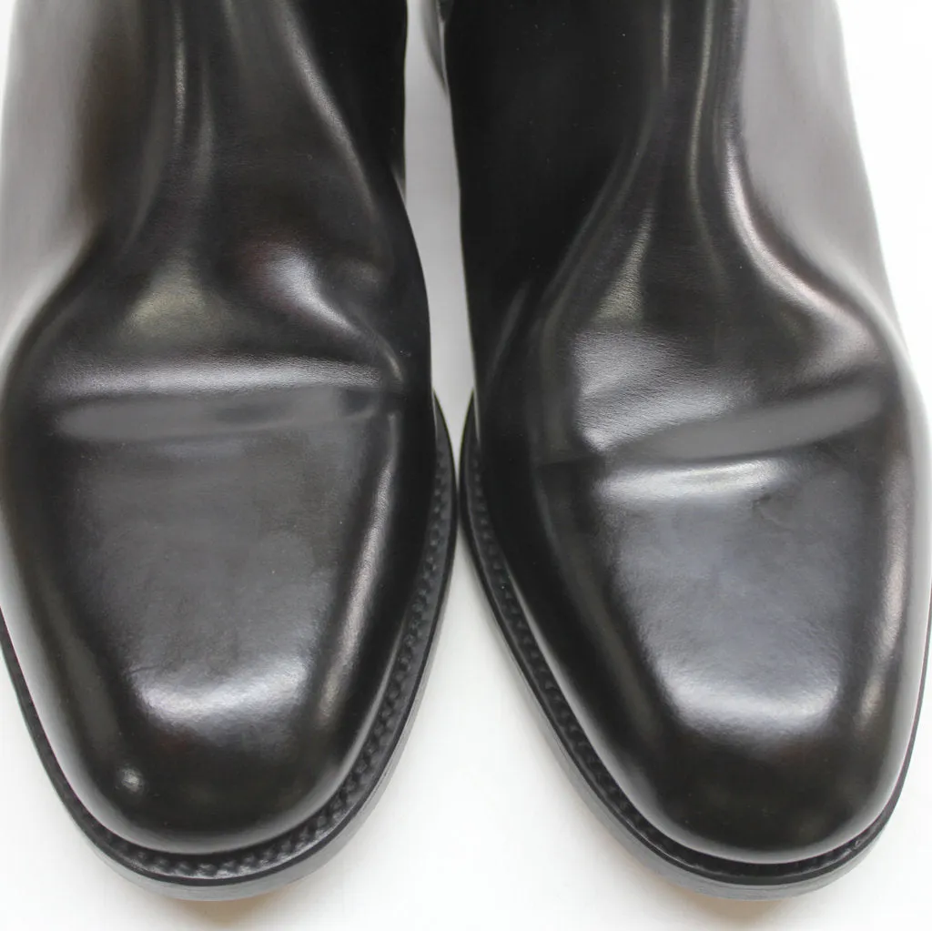 Loake 290 Black Mens Leather Slip-On Chelsea Ankle Casual Boots - UK 9.5