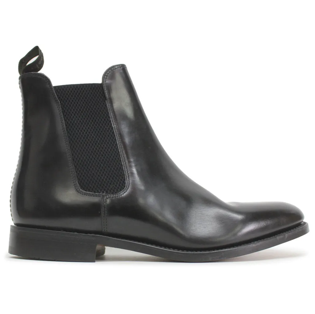 Loake 290 Black Mens Leather Slip-On Chelsea Ankle Casual Boots - UK 9.5