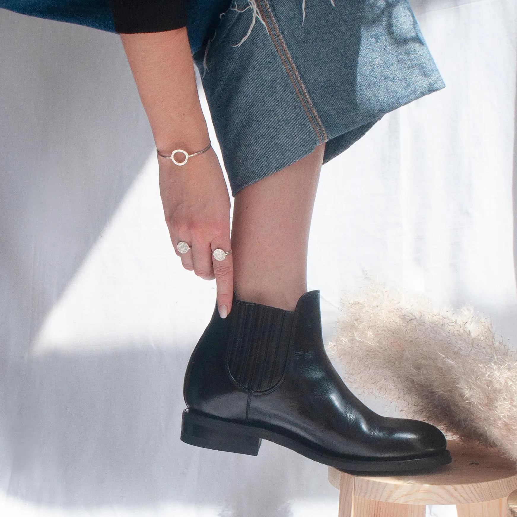 LORENA Chelsea Boot Black