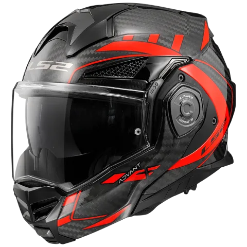 Ls2 Ff901 Advant X C Future Modular Helmet  Gl.Red-06
