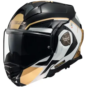 Ls2 Ff901 Advant X Metryk Modular Helmet Black Gold-06