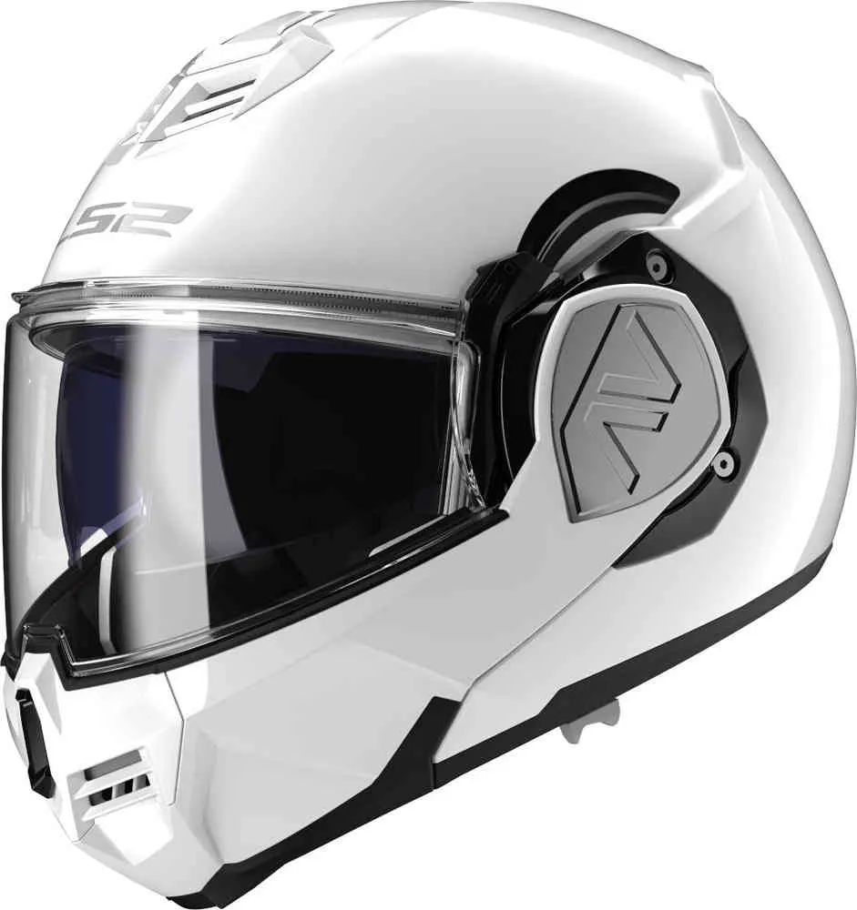 Ls2 Ff906 Advant Solid Modular Helmet White-06