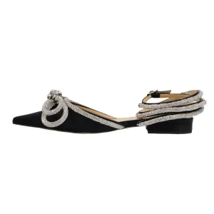 Mach & Mach Flats Double Bow Black